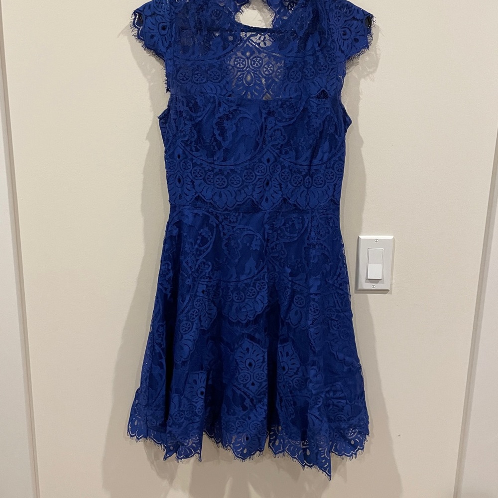 Like New Blue Lace Dress